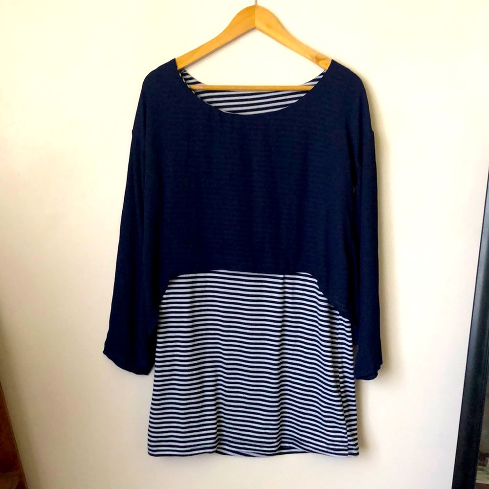 Summer Dress with Attached Layer